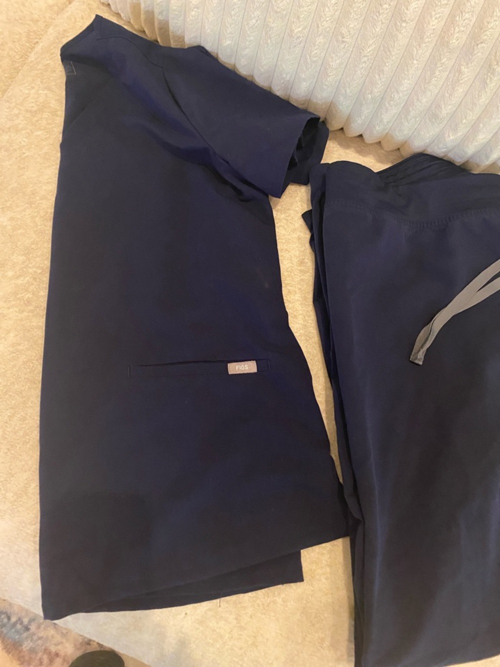 Figs Women's Scrub Set in Navy Blue